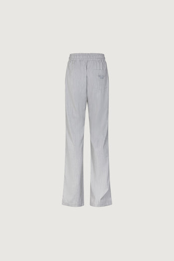 GAELLE-GAABW09813 GR00-PANTALACCIO GESSATO CON RICAMO SU RETRO TASCA