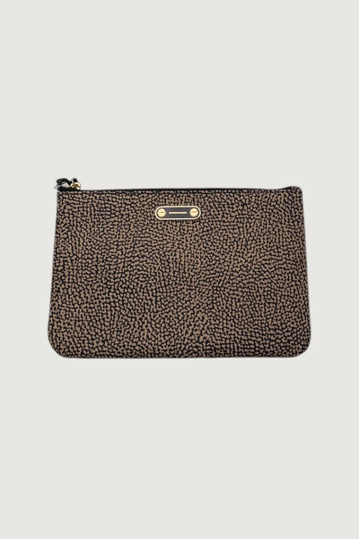 BORBONESE-91020101X95 306-BUSTA PIATTA CON TASCHE 
