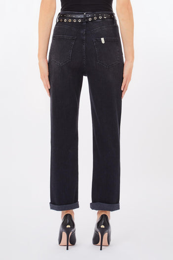 Pant straight fit h.w. - 2