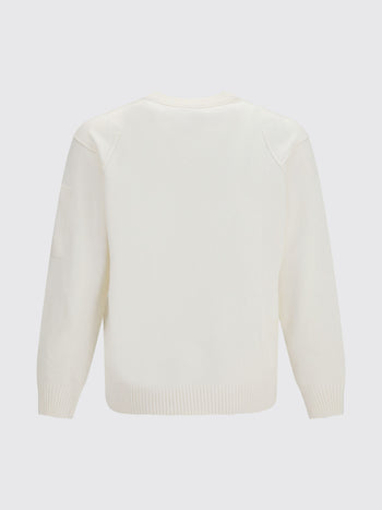CP COMPANY-RFCMKN707A110149A 103-KNITWEAR IN LAMBSWOOL GRS