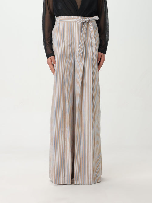Pantalone popeline rigato