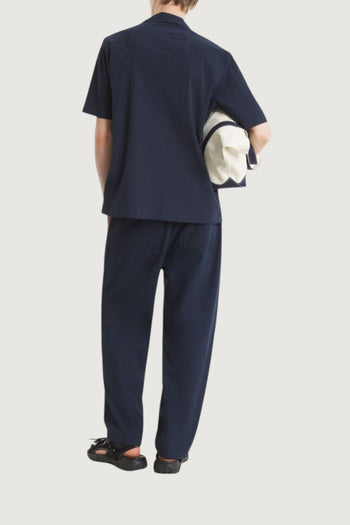MAISON KITSUNE'-QM00407WC5082 0413-SEERSUCKER RESORT SHIRT