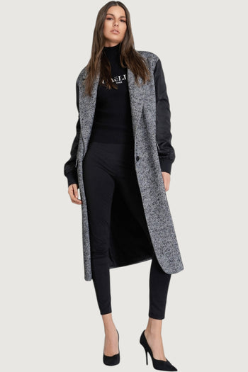 Cappotto over con maniche in nylon - 4