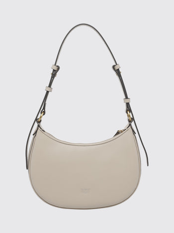 PINKO-102790A0F1 C50Q-HALF MOON MINI FL VITELLO SETA