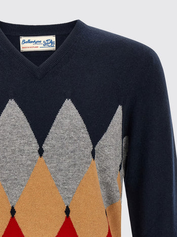BALLANTYNE-B2P00112KA8 93562-V NECK PULLOVER