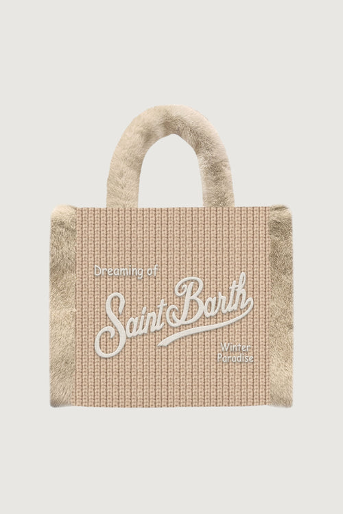 SAINTBARTH MC2-VAMI022 00521M-VANITY MINI SHEARLING RIBFUR 11 EMB