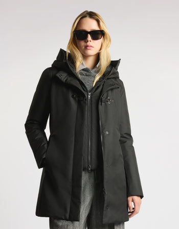 FAY-NAW59533830ZXE B999-TOGGLE COAT TECNICO+DB FRONT STAC.