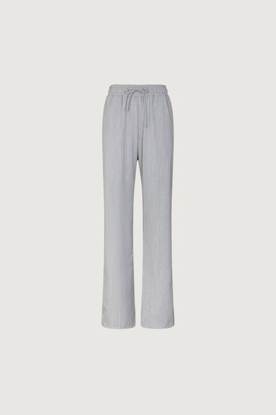 GAELLE-GAABW09813 GR00-PANTALACCIO GESSATO CON RICAMO SU RETRO TASCA