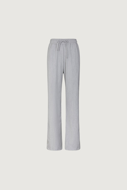 GAELLE-GAABW09813 GR00-PANTALACCIO GESSATO CON RICAMO SU RETRO TASCA