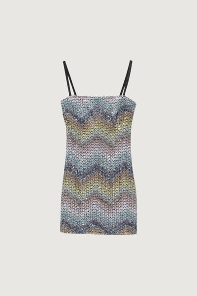 MISSONI-DS26SG2JBC0065 SMSNS-CAPERDONI - SLEEVELESS SHORT DRESS