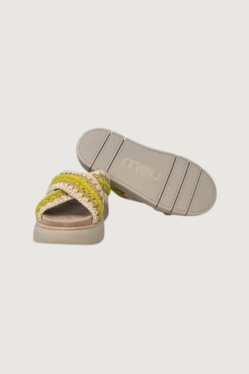 MOU-MU.SW531015K RNAT -BOUNCE SANDAL RAFFIA 