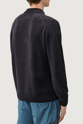 CP COMPANY-21CMKN196A005558G 888-CHENILLE COTTON CREWNECK LENS SWEATER 