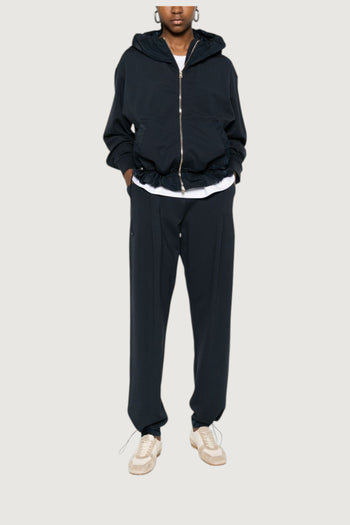 HERNO-JC000096D50069 9200-FELPA CON TAFFETA' E ZIP