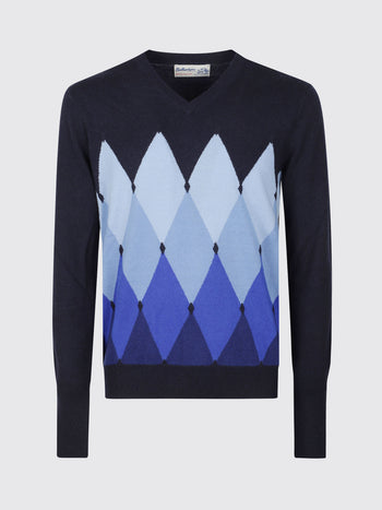 BALLANTYNE-B2P00112KA8 93560-V NECK PULLOVER