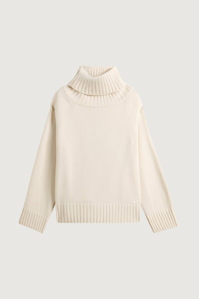 WOOLRICH-CFWWKN2045FRUF0574 840-5GG COZY WOLL TURTLENECK 