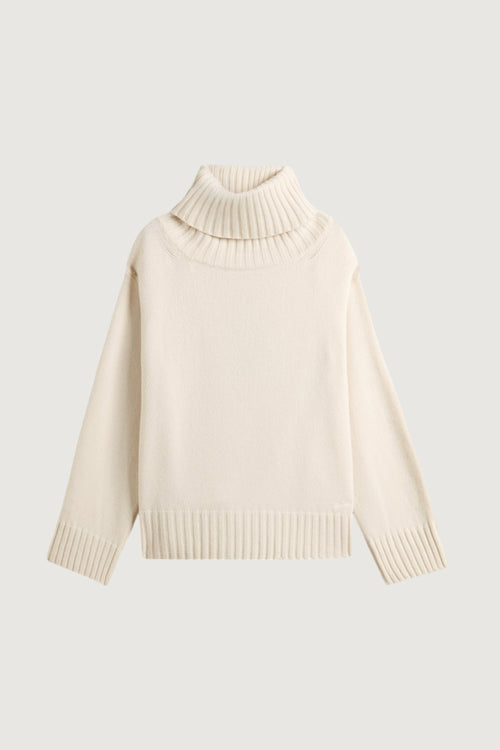 WOOLRICH-CFWWKN2045FRUF0574 840-5GG COZY WOLL TURTLENECK 