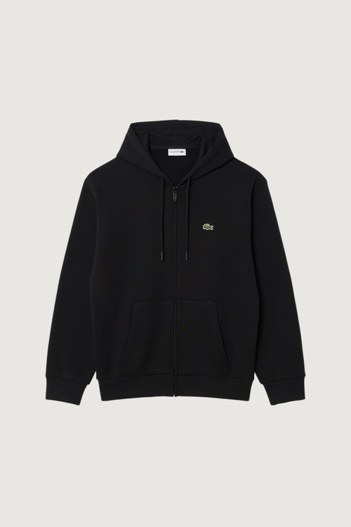 LACOSTE-SH8864 031-Felpa con cappuccio in tessuto felpato