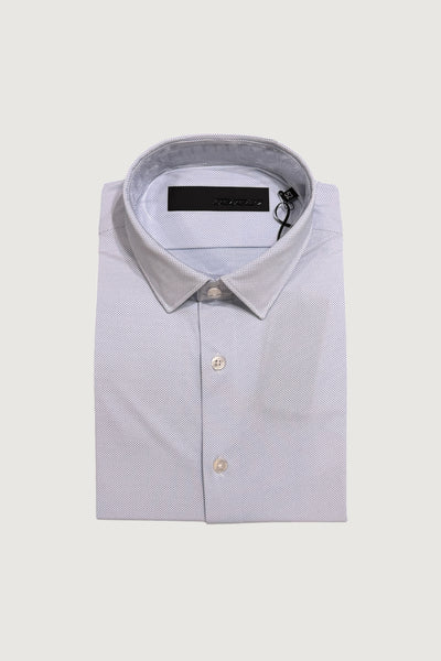RRD-26254 V05-oxford jacquard open shirt