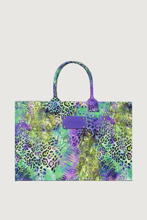 4GIVENESS-126WACBO5939 200-BIG BAG SAINT TROPEZ PATCH ANIMALIER