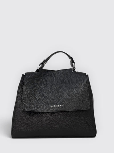 ORCIANI-B01999SOF NERO -SVEVA PICCOLA SOFT IN PELLE CON TRACOLLA 