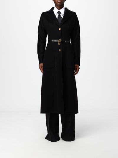 ELISABETTA  FRANCHI-CP03D67E2 110-WOMEN'S COAT WITH BELT
