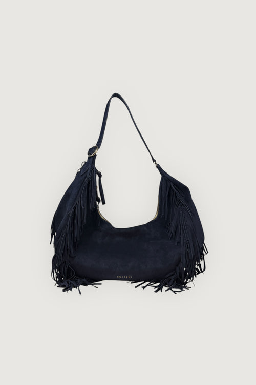 Hobo peach fringe