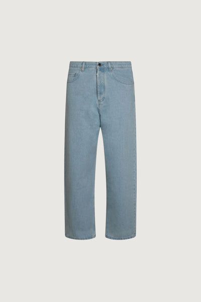 MAISON KITSUNE'-QM01102WD4022 0489-WIDE JEANS