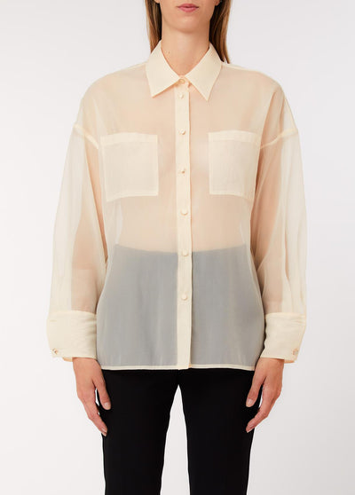 LIU JO COLLECTION-CA6343T6870 P9644-CAMICIA CON TASCHE 