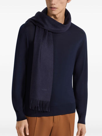 ZEGNA-E7L41SA826N BL1-OASI CASHMERE SCARF 
