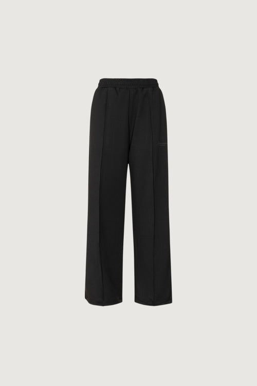 Pantalone in viscosa con nervature davanti