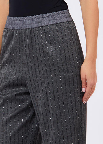 LIU JO BLUE DENIM-UF6120D0266 87457-PANT.JOGGING REG.W.
