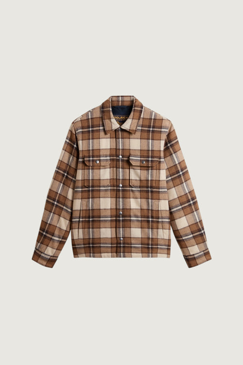 WOOLRICH-CFWOOS2018MBUT3046 7449-WOOL CHECK ALASKAN SHIRT 
