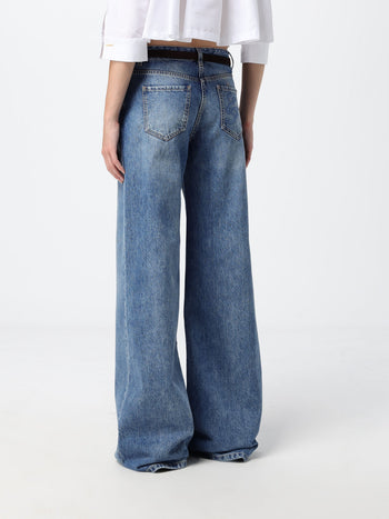ELISABETTA  FRANCHI-PJ20N66E2 139-WOMEN'S JEANS TROUSERS WITH BELT