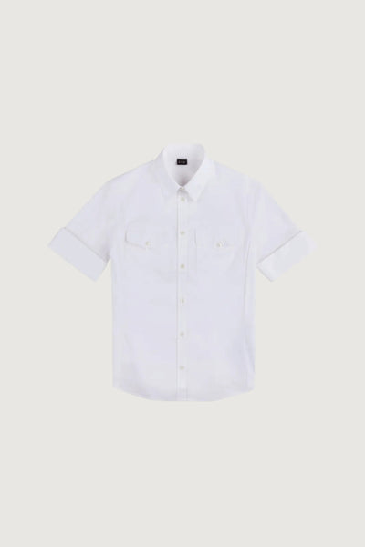 FAY-NCWA252600SZGR B001-CAMICIA M CORTA