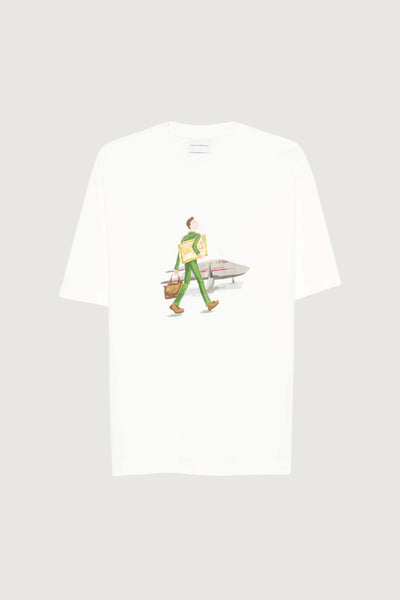 DRòLE DE-JTS290CO002 OW-T-Shirt L'Homme Au Tableau