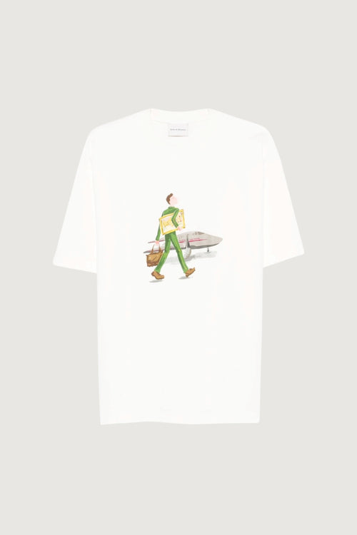 DRòLE DE-JTS290CO002 OW-T-Shirt L'Homme Au Tableau
