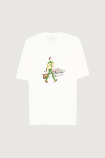 DRòLE DE-JTS290CO002 OW-T-Shirt L'Homme Au Tableau