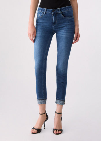 LIU JO BLUE DENIM-UF6006D0305 79077-B.UP MONROE REG.W.