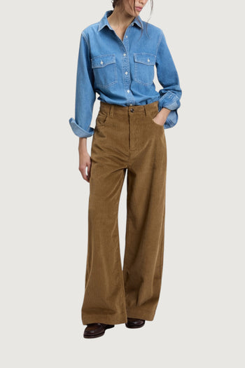 WOOLRICH-CFWWTR2040FRUT5512 700-CORDUROYN TROUSERS  