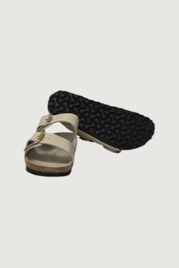 BIRKENSTOCK-1031873 OYSTER-ARIZONA BIG BUCKLE SHINE 
