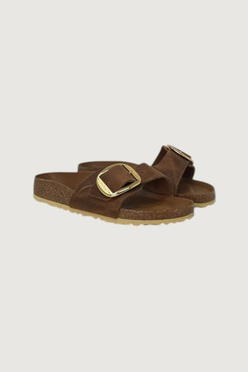 BIRKENSTOCK-1006525 COGNAC-MADRID BIG BUKKLE 