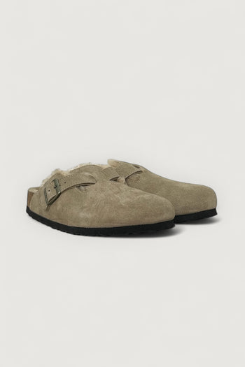 BIRKENSTOCK-1028299 TAUPE-BOSTON  SHEARLING 
