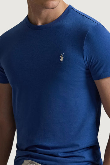 Maglietta in cotone custom slim-fit POLO RALPH LAUREN UOMO 710671438 537 - 4