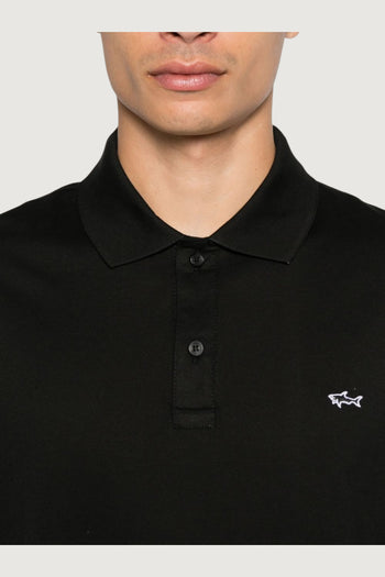 PAUL&SHARK-99311001 011-POLO CON POLSINI IN DOUBLE PIQUET