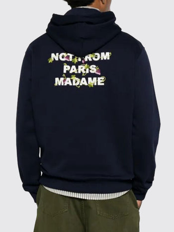 DRòLE DE-LHO208CO127 NY-Vine Embroidered Slogan Hoodie