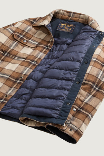 WOOLRICH-CFWOOS2018MBUT3046 7449-WOOL CHECK ALASKAN SHIRT 
