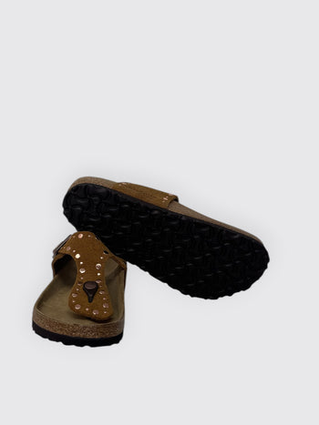BIRKENSTOCK-1031649 MINK -GIZEH RIVET 