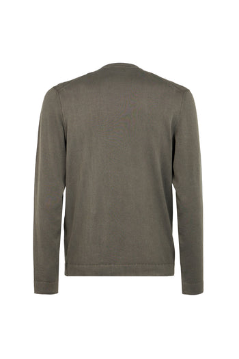 Long Sleeve Crew Neck Sweater - 2
