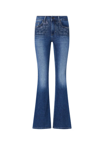 LIU JO BLUE DENIM-UF6015D0305 7L077-B.UP BEAT H.W.
