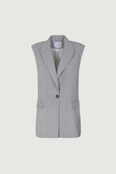 GAELLE-GAABW09810 GR00-GILET OVER GESSATO